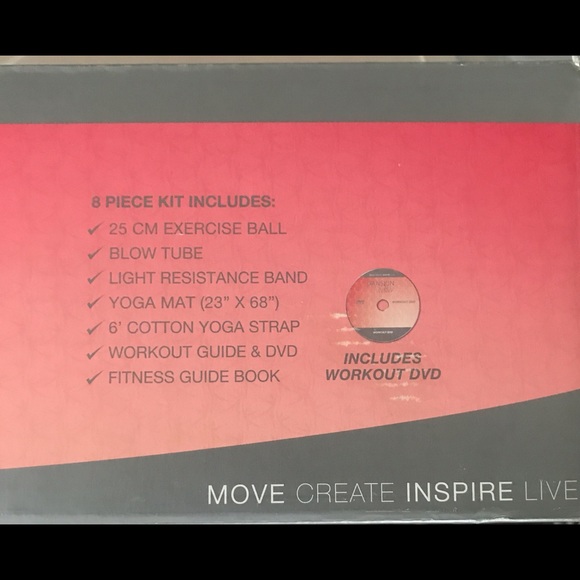 Danskin Yoga Fitness Kit NIB Great Tool - Picture 3 of 5